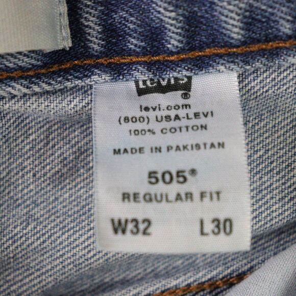 Levi's Straus & Co 505 Regular Fit Jeans size 32 X 30 - Picture 4 of 5